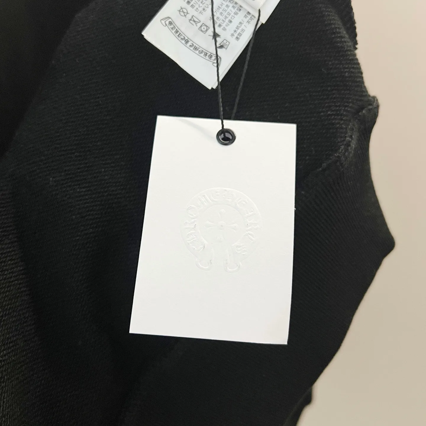 🅿️290 chrome hearts/Chrome Hearts 420g pure cotton hooded sweatshirt Classic Sanskrit hand sleeves printed front and back cross ✝️LOGO logo Official synchronization 1:1 original mold opening Fashion personality Versatile trend Pure original quality Original washed fabric Hang tag Collar label Washed wheat Complete three standards Color: Black. White. Size: XS-L
